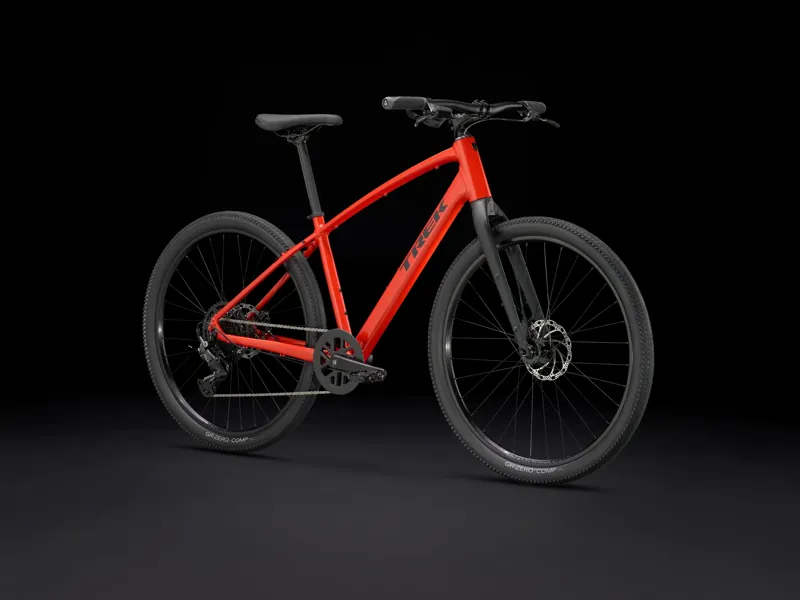 Trek Dual Sport 2 Gen 5 Hybrid Bike 2025 in Lava Red-1
