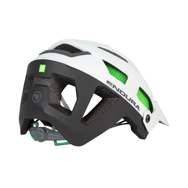 Endura SingleTrack MIPS MTB Helmet in White-1