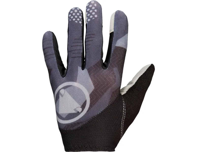Endura Hummvee Lite Icon Full Finger Gloves in Grey Camo