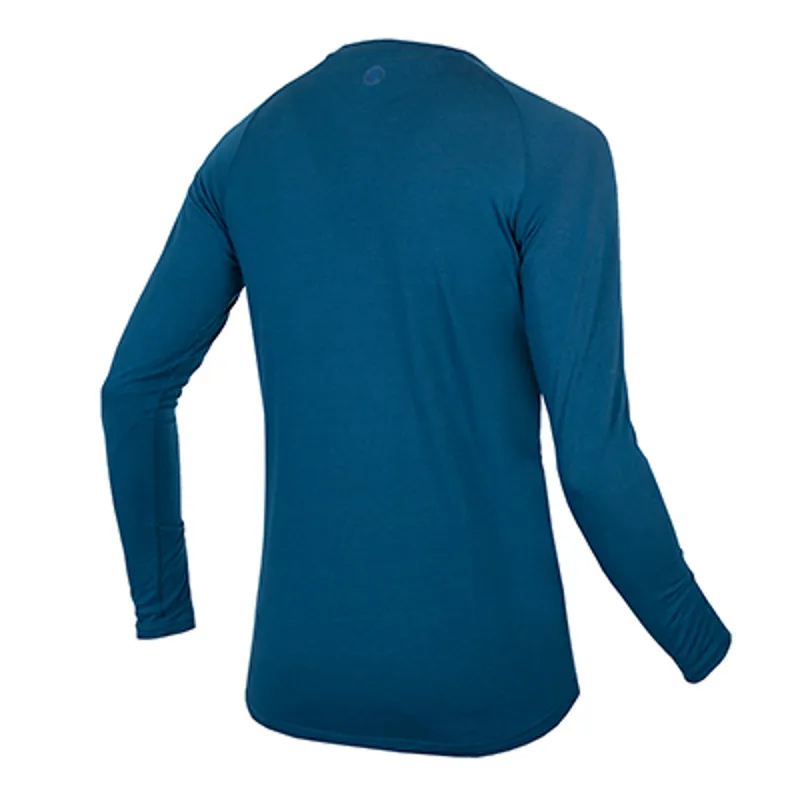 Endura BaaBaa Blend Long Sleeve Baselayer in Blueberry-1