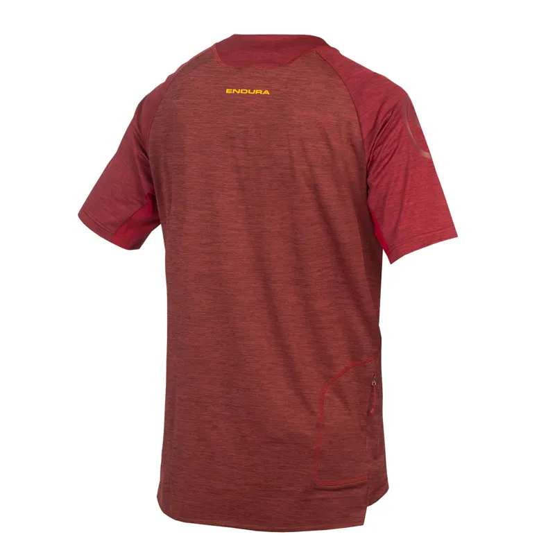 Endura SingleTrack Short Sleeve Jersey in Cocoa -1