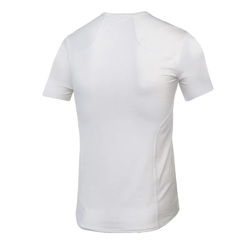 Endura Translite Short Sleeve Cycling  Baselayer II in White-1