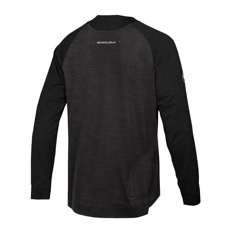 Endura SingleTrack Long Sleeve MTB Jersey in Pewter Grey-1