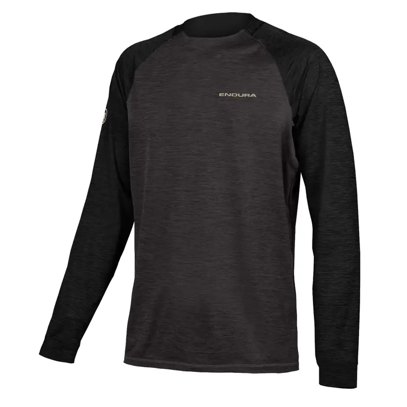 Balfes Bikes Endura SingleTrack Long Sleeve MTB Jersey in Pewter Grey | Free postage over £30, £10 off first order, price match & 0% finance.