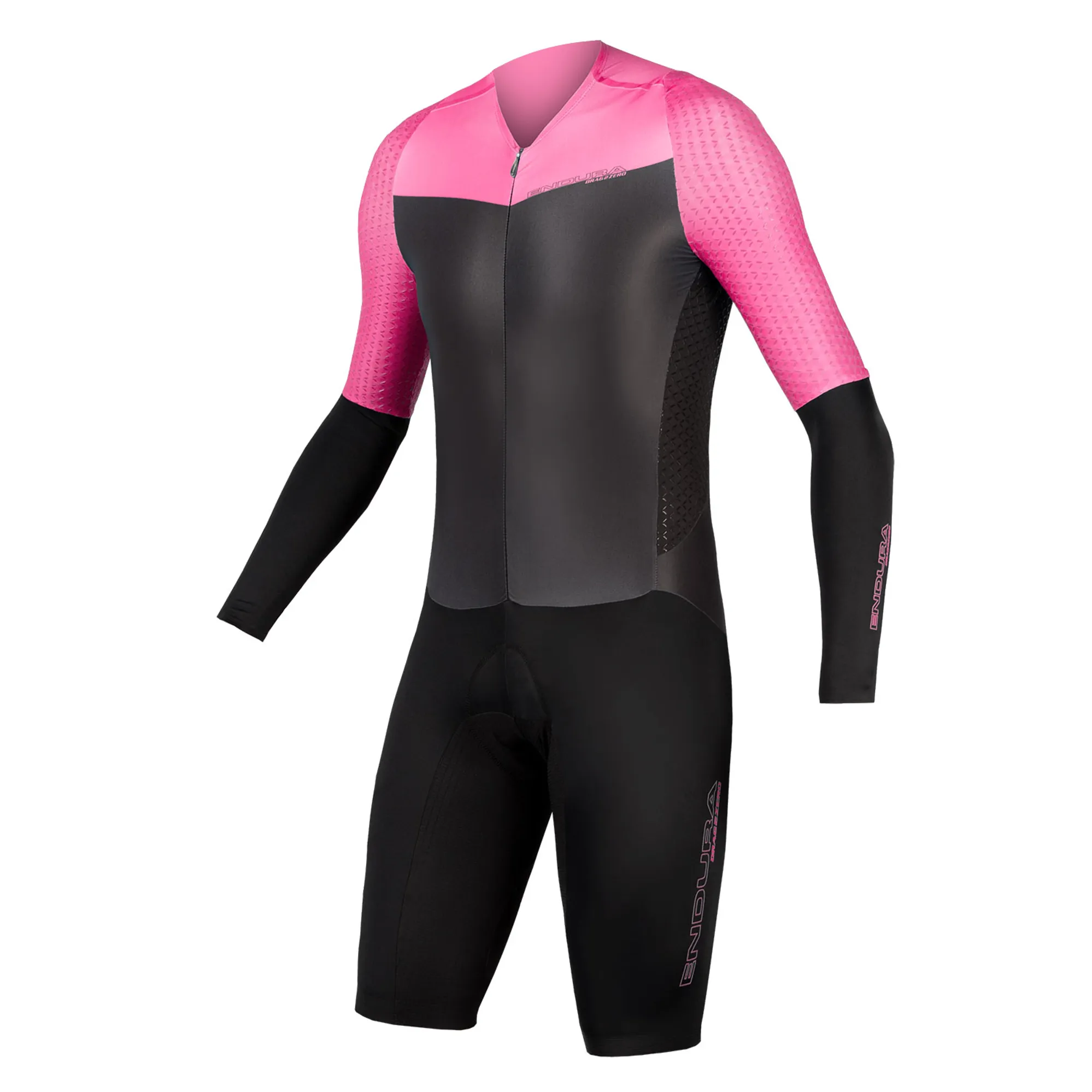 Endura D2Z Encapsulator SST Race Suit in Hi-Viz Pink