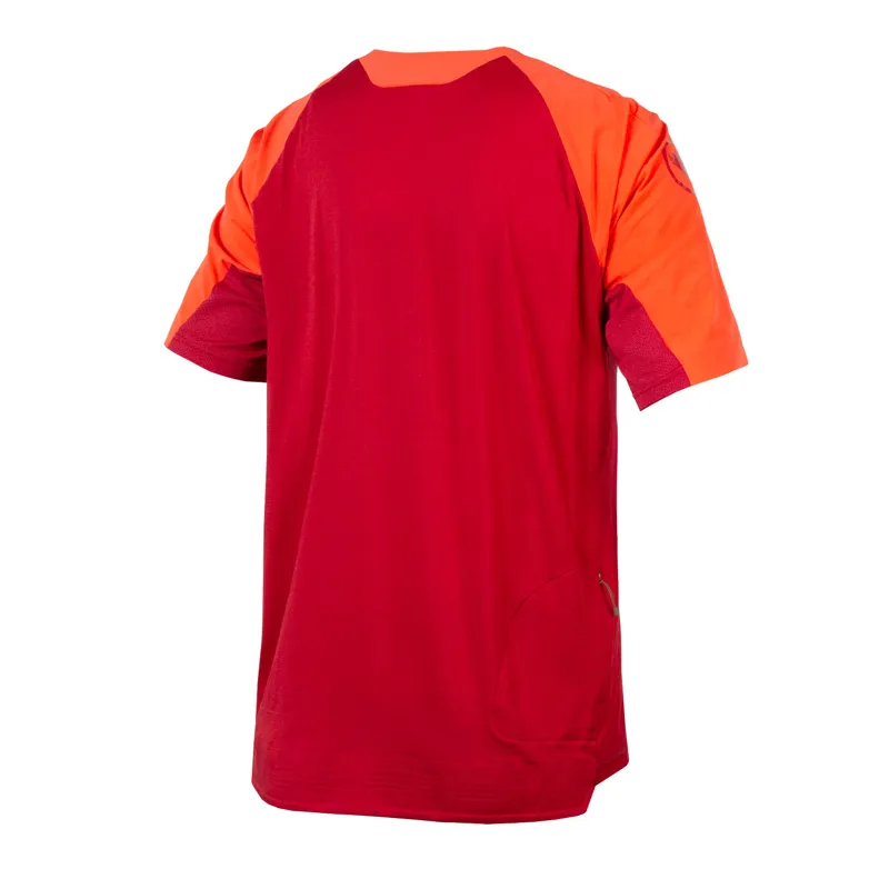 Endura GV500 Foyle T Shirt in Rust Red -1
