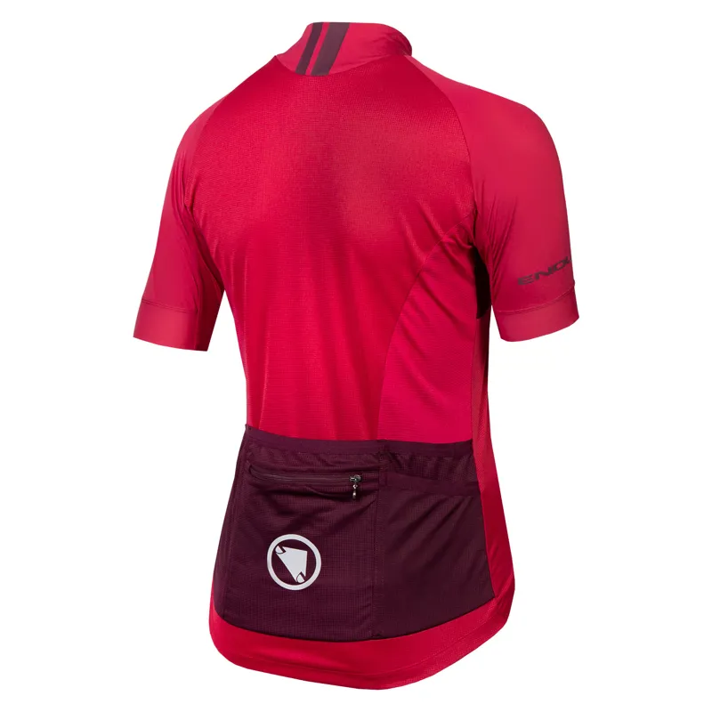 Endura Women's FS260-Pro Short Sleeve Jersey in Berry -1