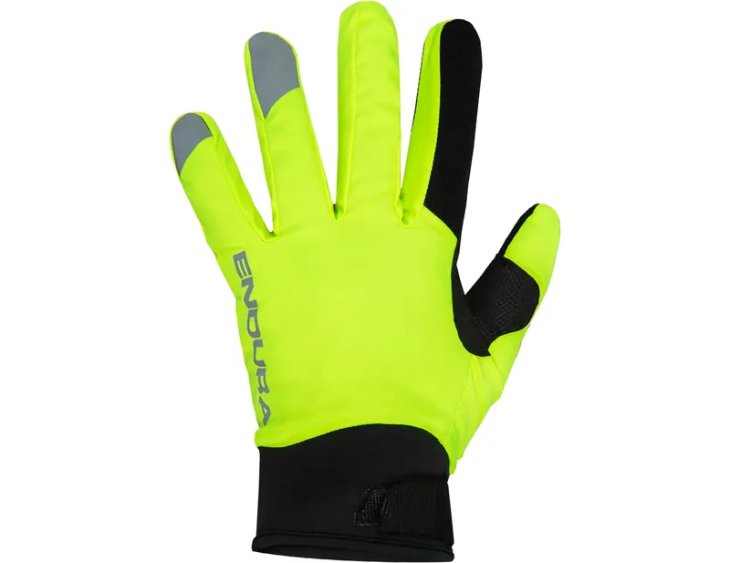 Endura Women's Strike Winter Gloves in Hi-Viz Yellow 
