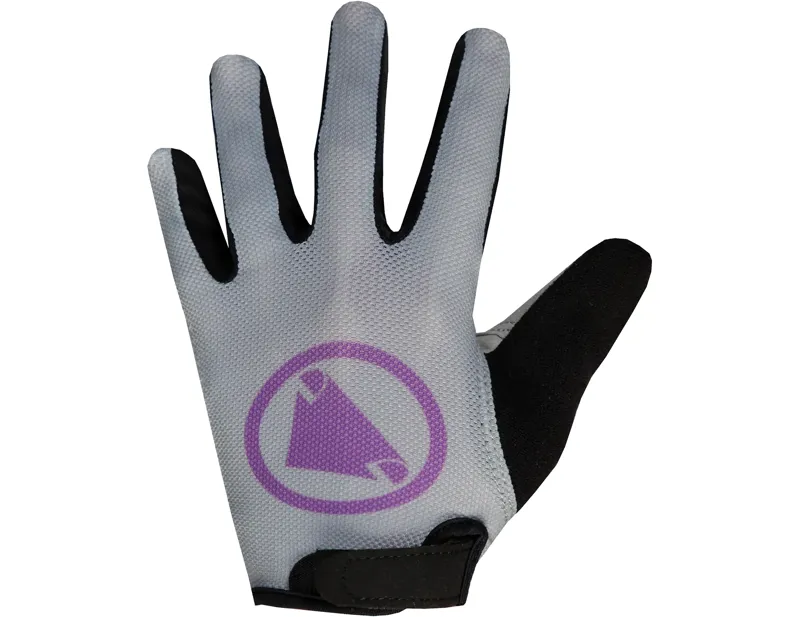 Endura Kid's Hummvee Full Finger Gloves in Dreich Grey