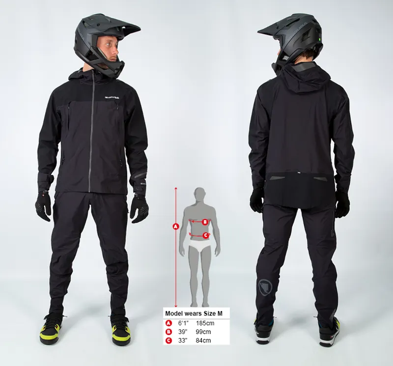 Endura MT500 Waterproof Jacket II in Black -5