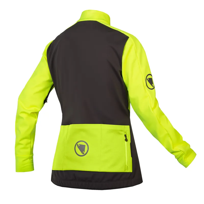 Endura Women's Windchill Jacket II in Hi-Viz Yellow-1