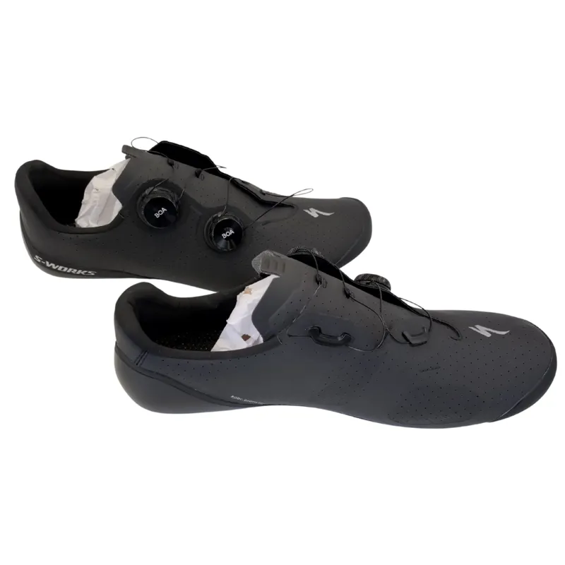 EX DISPLAY Specialized S-Works Torch 44.5 Road Cycling Shoe in Black