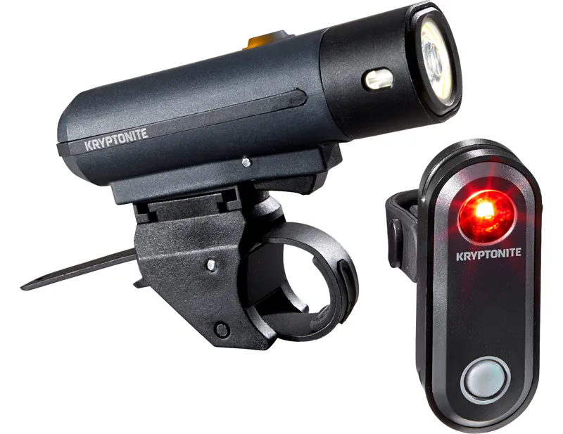 Balfes Bikes Kryptonite Street F-150 / R-30 USB Light Set in Black | Free postage over £30, £10 off first order, price match & 0% finance.