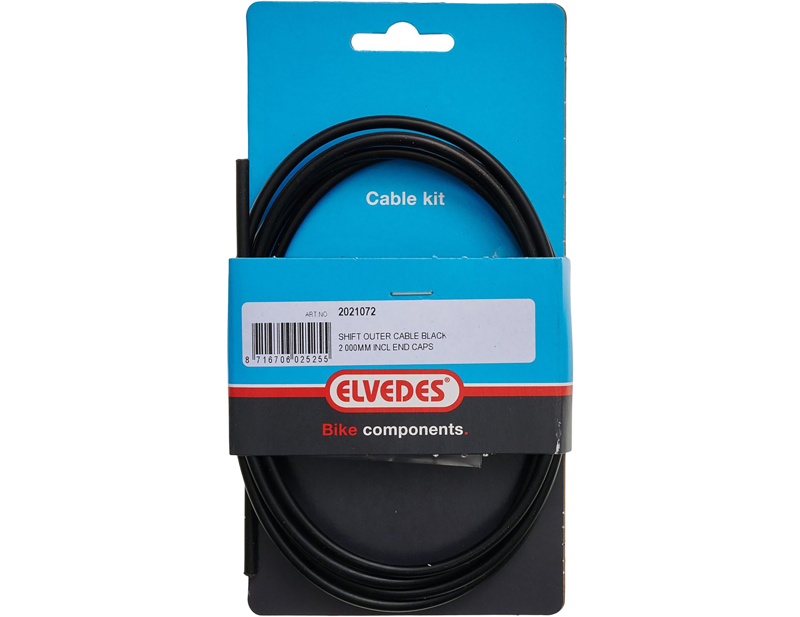 Elvedes 2021072 Outer Gear Cable 2000mm in Black