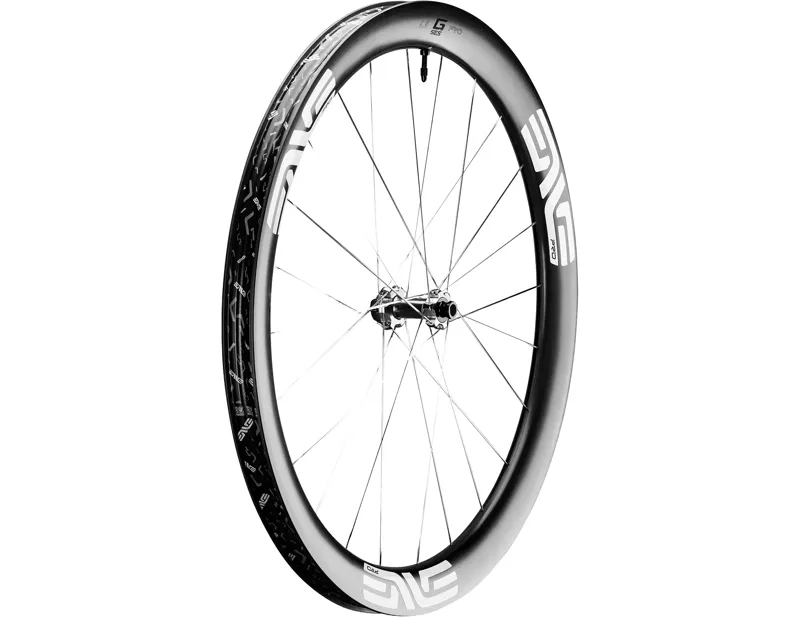 Enve G SES 4.5 Pro 700c Centre Lock Carbon Front Wheel in Black/White