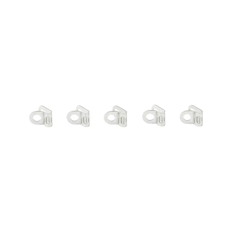 Balfes Bikes Eurofender S.R.L. EUROFENDER S.R.L. Eurofender Stainless Steel Chainstay Clips - Set of 5 in Silver | Free postage over £30, £10 off first order, price match & 0% finance.