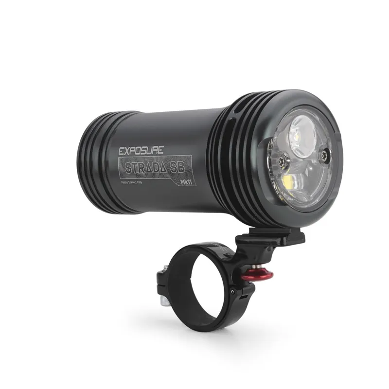 Exposure Strada Mk11 Super Bright Bike Light in Gun Metal Grey - including Remote Switch