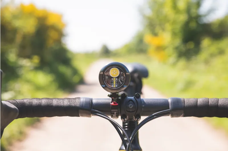 Exposure Strada Mk12 Super Bright LED Front Light with Remote Switch in Gun Metal Black-2