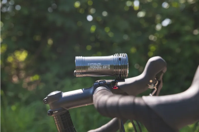 Exposure Strada Mk12 Super Bright LED Front Light with Remote Switch in Gun Metal Grey-2