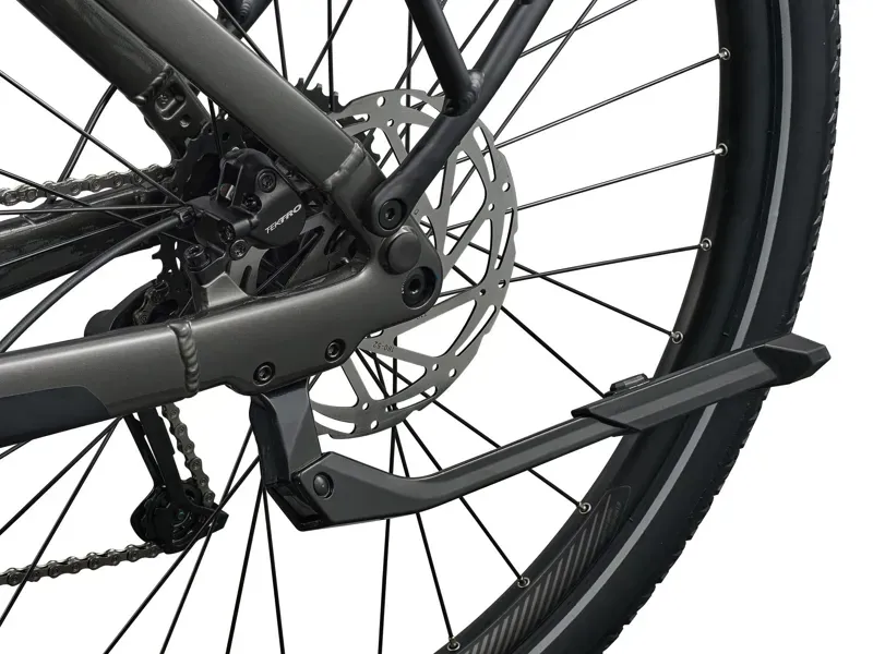 EX DISPLAY Giant Explore E+ 4 Double Diamond Electric Hybrid Bike 2026 Large in Stealth Chrome-1