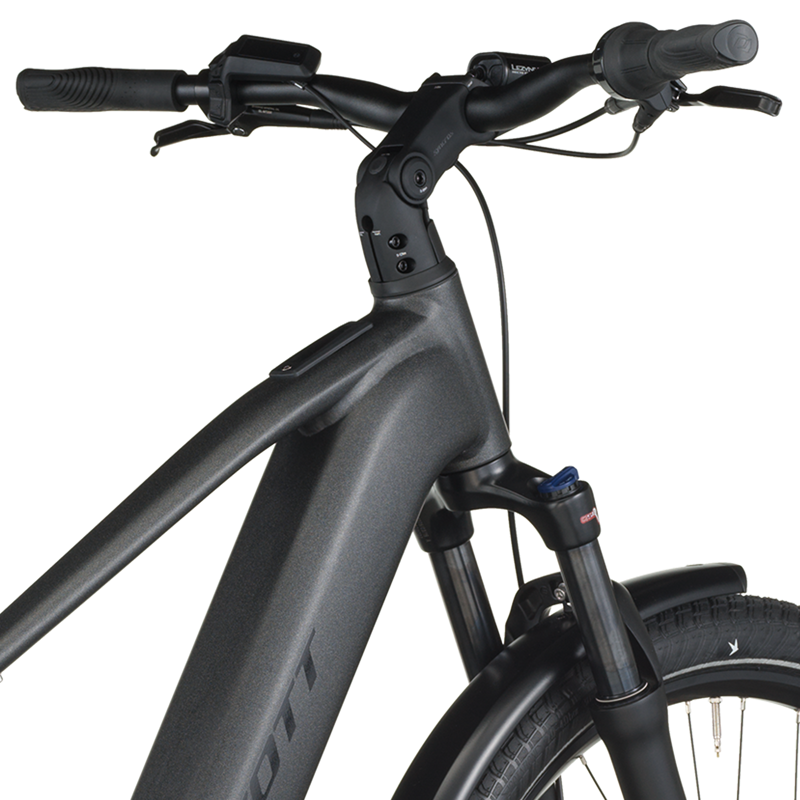 EX DISPLAY Scott Sub Tour 30 Electric Hybrid Bike 2026 Medium in Midnight Grey-3