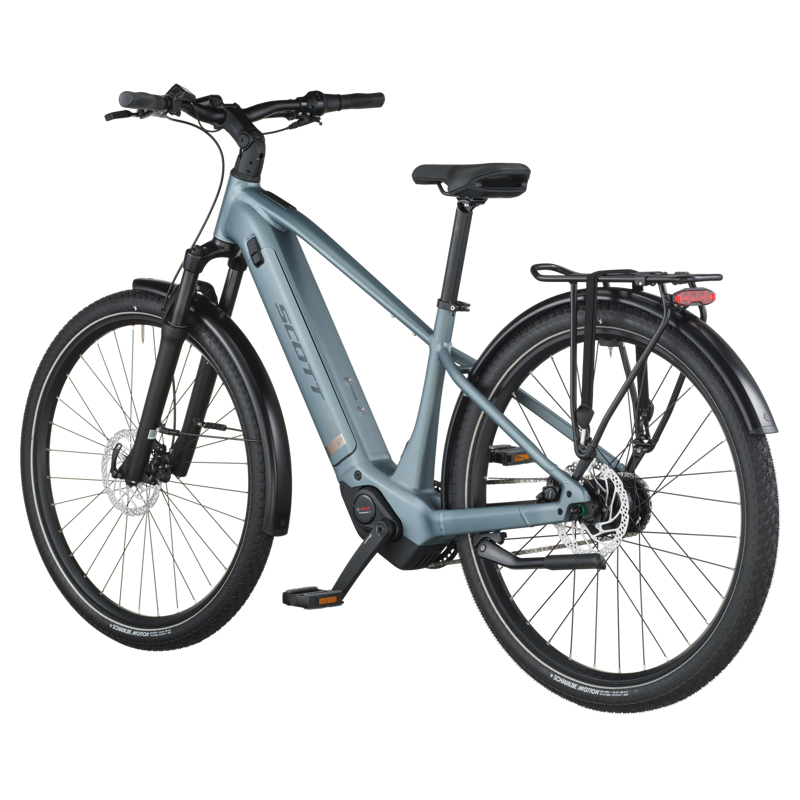 EX DISPLAY Scott Sub Tour 40 Electric Hybrid Bike 2026 Medium in Hematite Blue-2