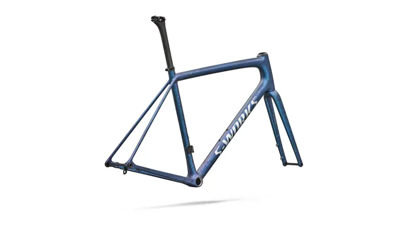 EX DISPLAY Specialized S-Works Aethos 2 Road Frameset 2026 52cm in Satin Black Ink Wash / Pearl / Shadow Silver-2