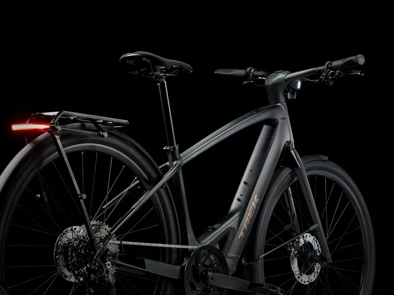 EX DISPLAY Trek FX+ 7 Electric Hybrid Bike 2025 Large in Dark Star-1