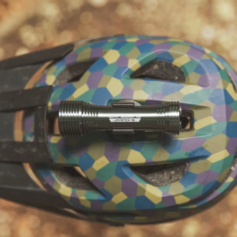 Exposure Lights Joystick Mk18 with Helmet and HB Mount in Gun Metal Black-3