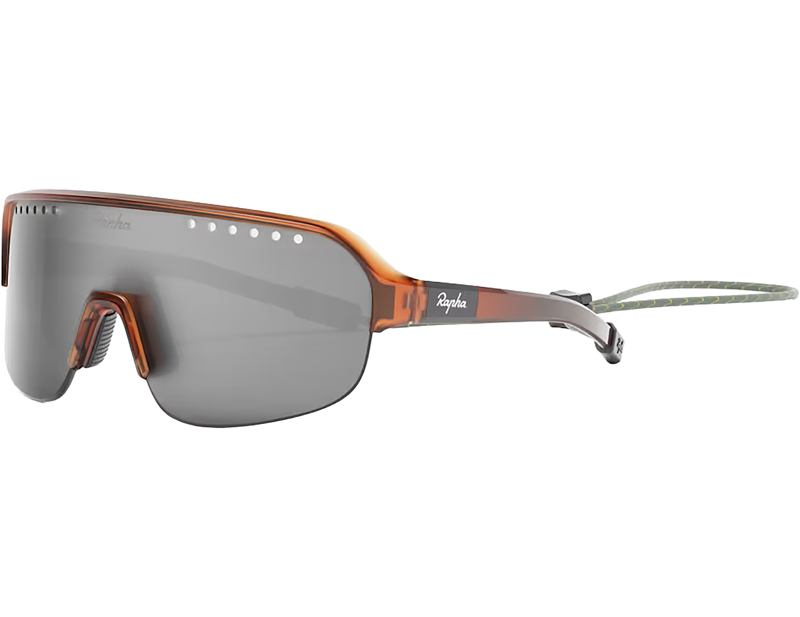 Rapha RALLAR Glasses in Brown/Black Mirror Lens-1