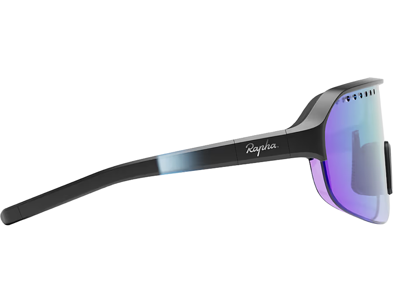 Rapha RALLAR Glasses in Dark Navy/Purple Green Lens-2