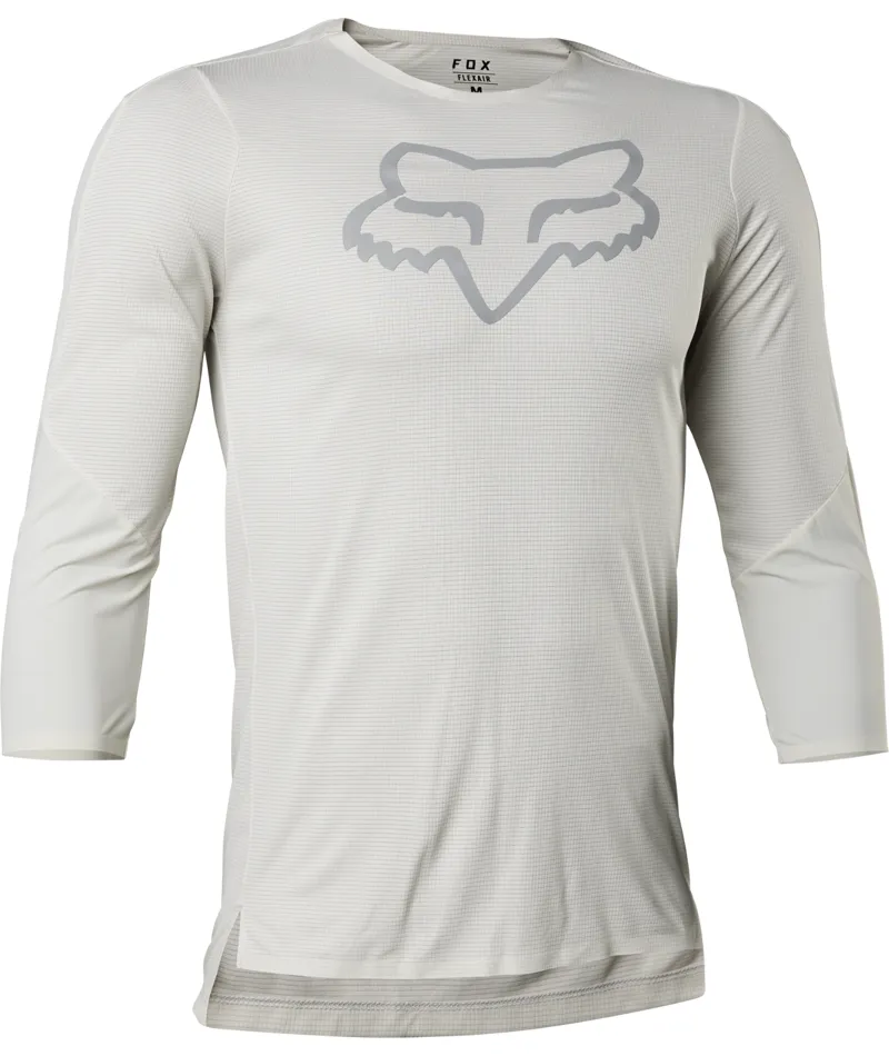 Fox Racing Flexair 3/4 Delta Long Sleeve Jersey in White