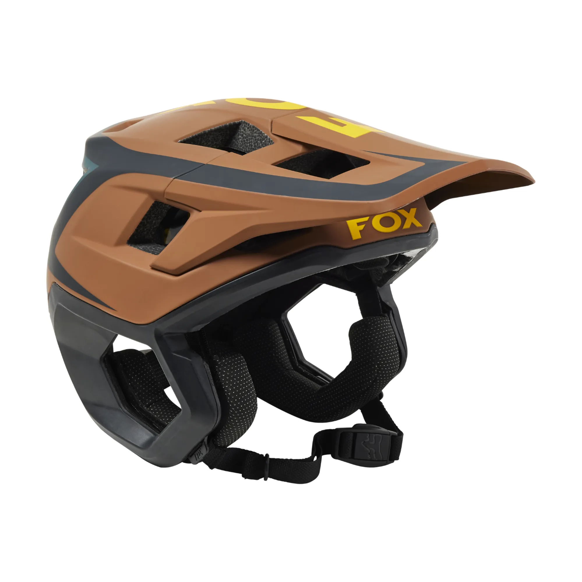 Fox Racing Dropframe Pro Dvide CE Helmet in Brown