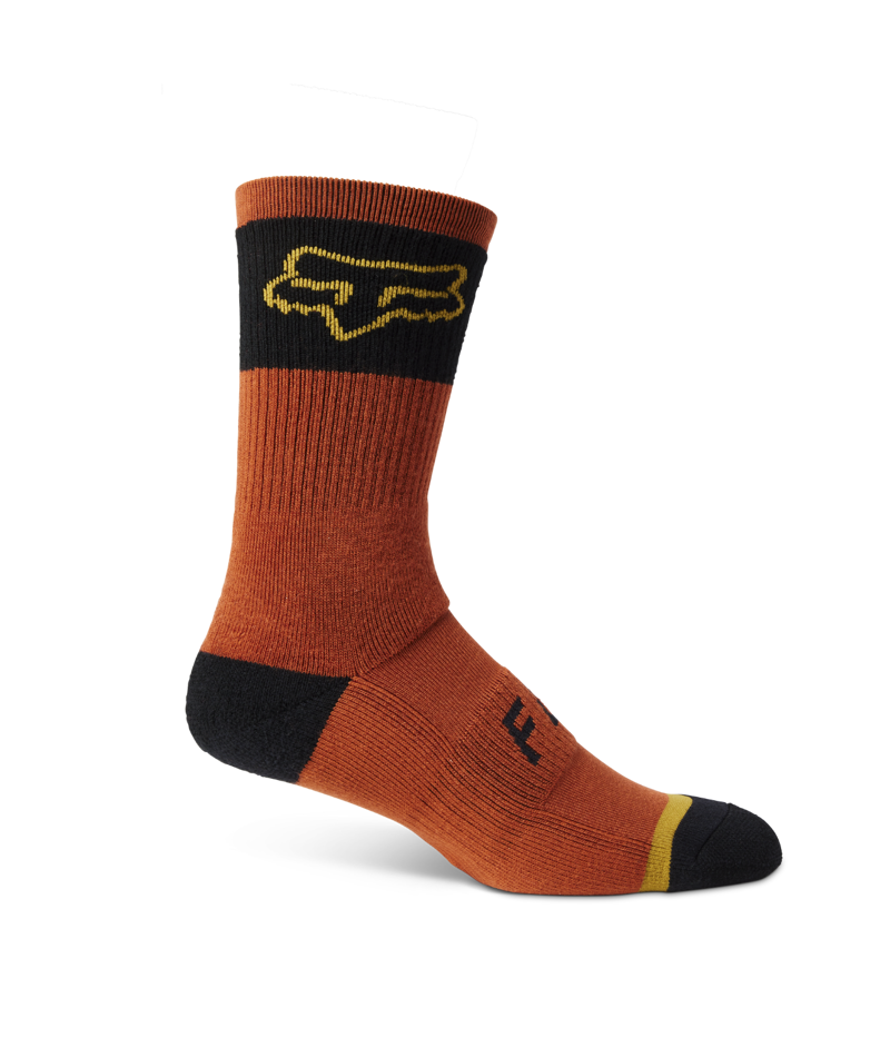 Fox Racing Defend 8in Winter Socks in Copper