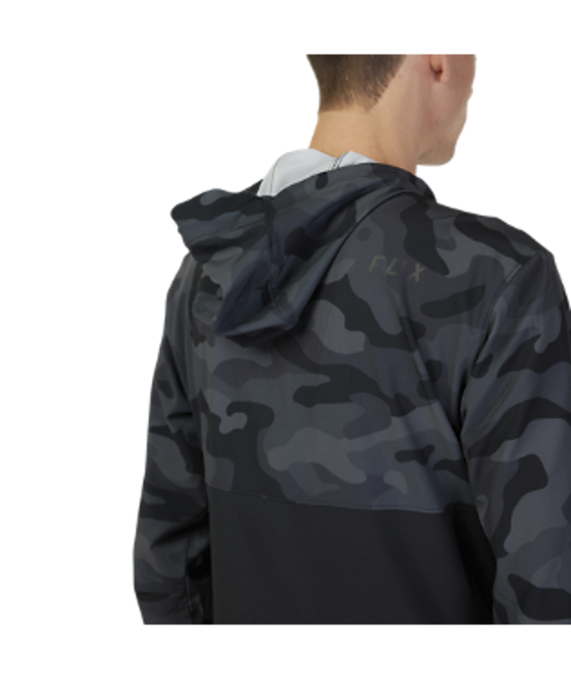 Fox Racing Ranger Wind Pullover in Black Camo-4