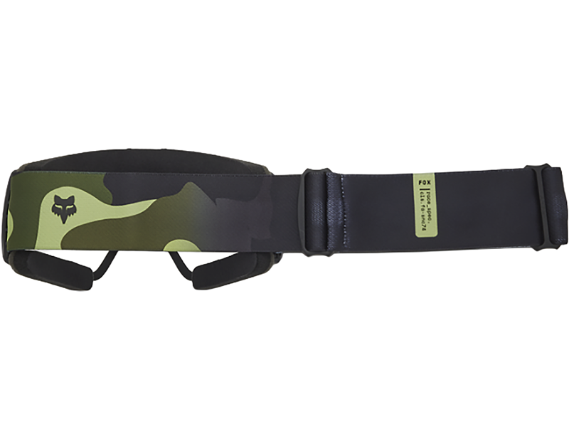 Fox Racing PureVue Black/Clear Goggles in Camo Green-1