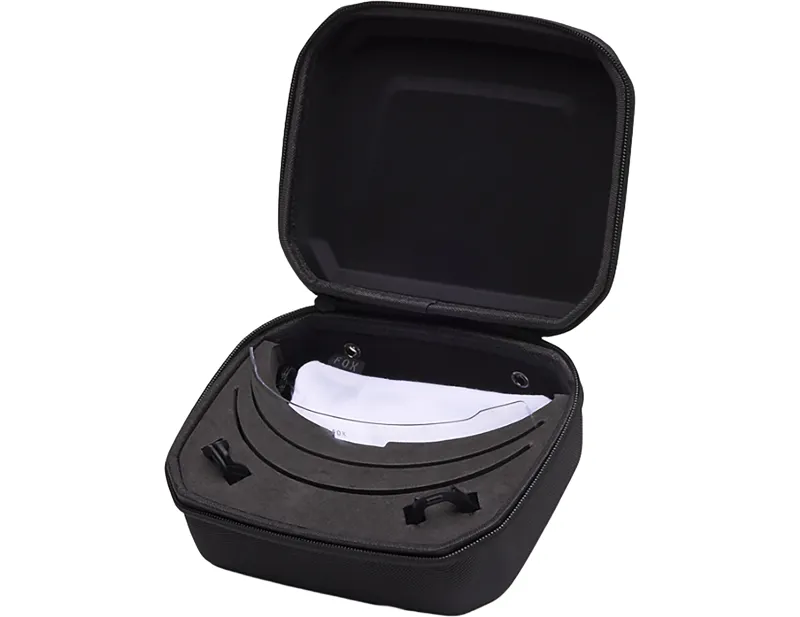 Fox Racing PureVue Black/Clear Goggles in Cream-3