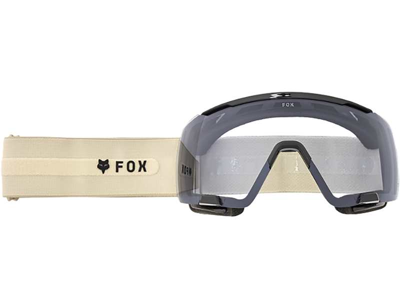 Balfes Bikes Fox Racing PureVue Black/Clear Goggles in Cream | Free postage over £30, £10 off first order, price match & 0% finance.