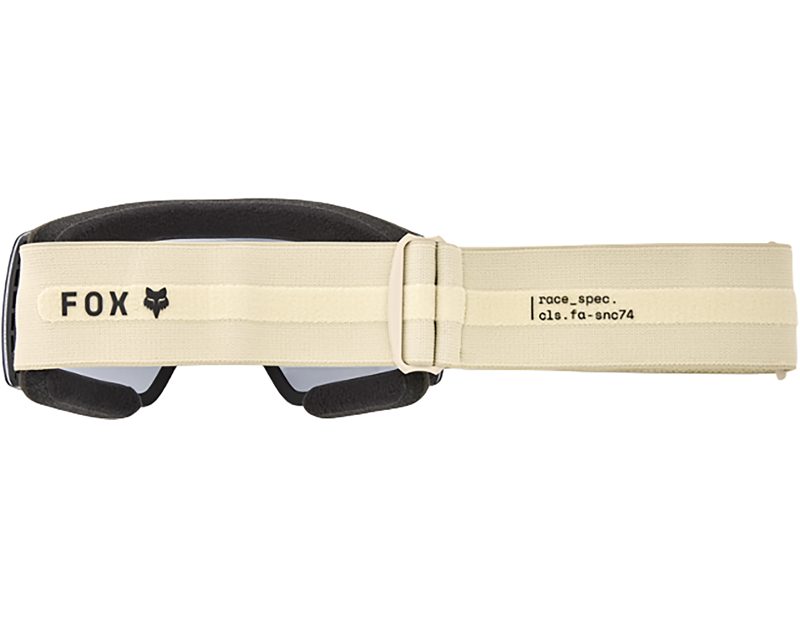 Fox Racing PureVue Black/Clear Goggles in Cream-1