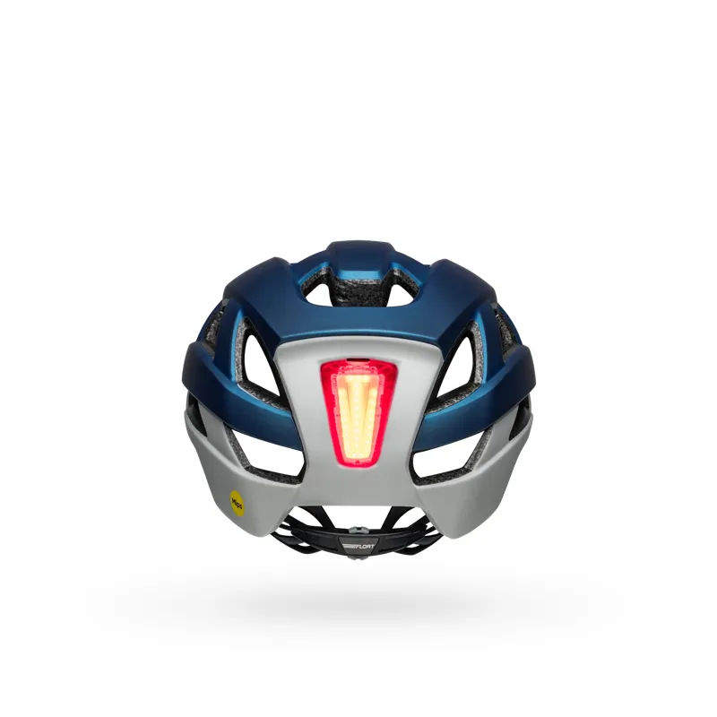 Bell Falcon XR LED Road and Gravel Helmet in Blue/Grey-2