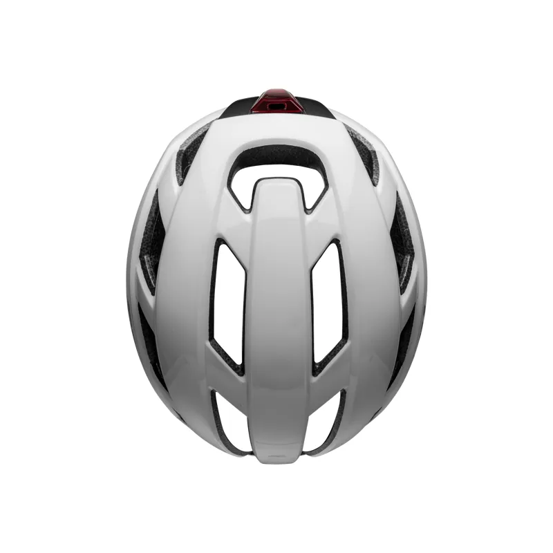 Bell Falcon XR LED Road and Gravel Helmet in White/Black-3