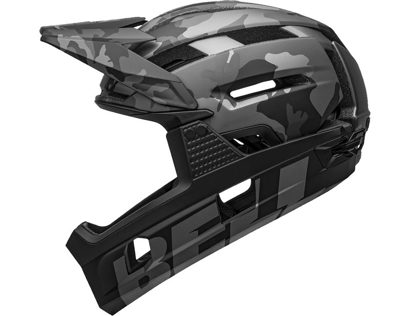 Bell Super Air R Spherical MTB Helmet in Black Camouflage-1