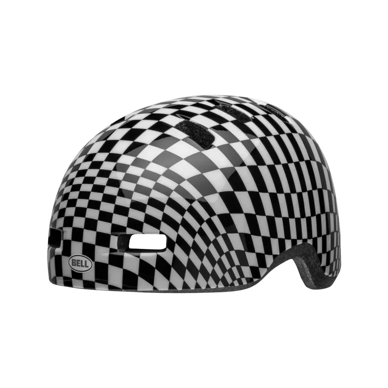 Bell LIL RIPPER CHECKERS CE in Black/White-1