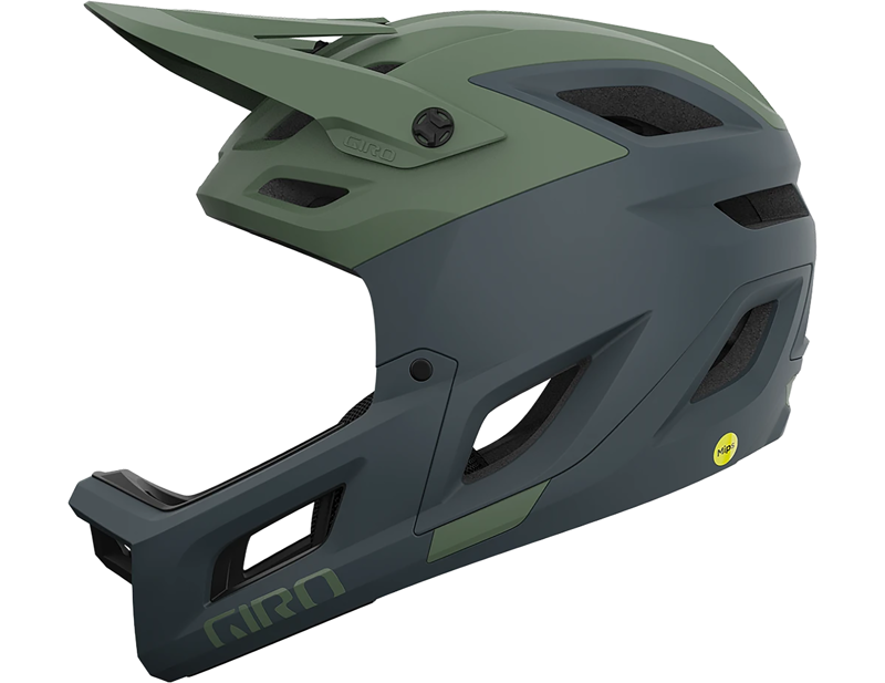 Giro Coalition Spherical Helmet in Green/Grey-1