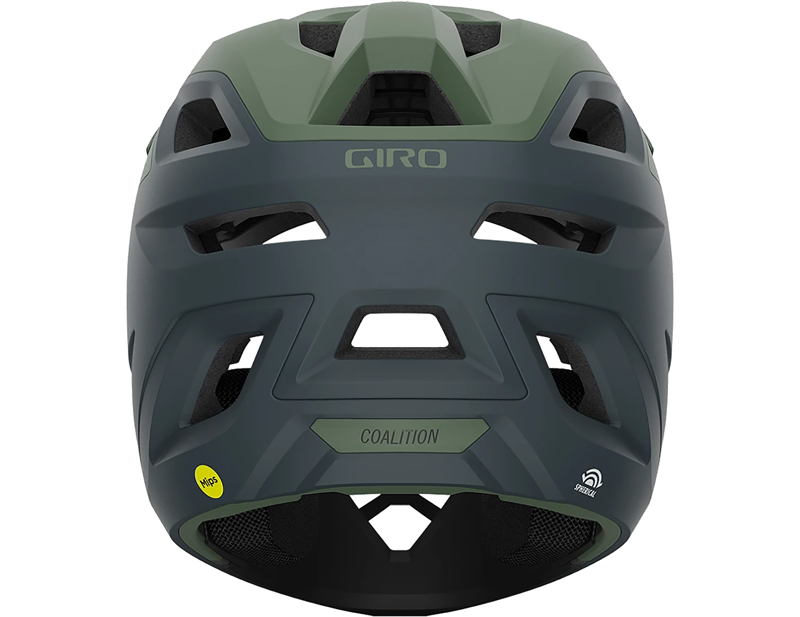 Giro Coalition Spherical Helmet in Green/Grey-3