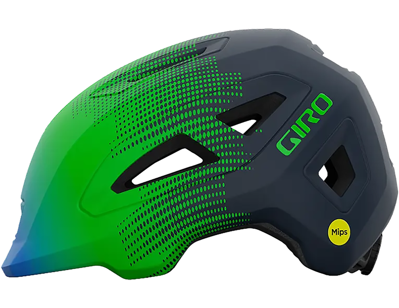 Giro Scamp Mips II Youth Helmet in Green/Black-1