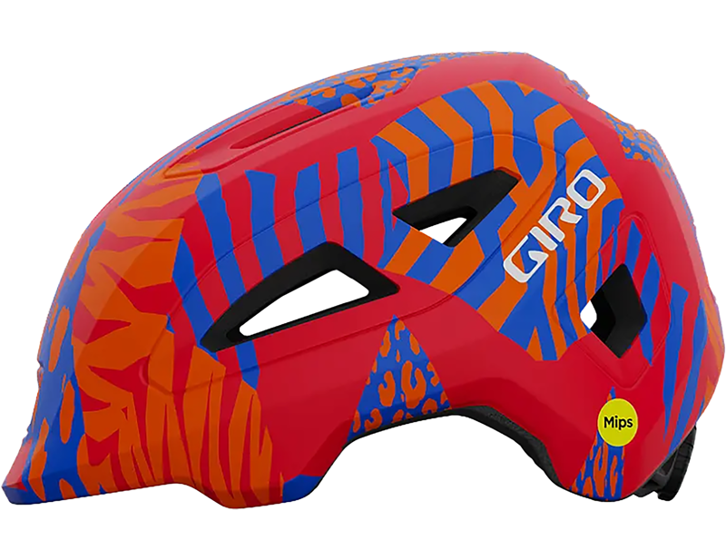 Giro Scamp Mips II Youth Helmet in Matte Red/Blue-1