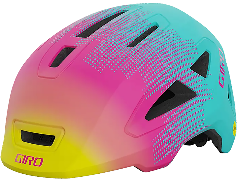 Giro Scamp Mips II Youth Helmet in Blue/Pink