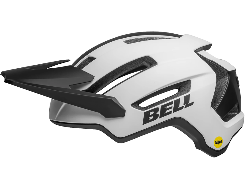 Bell 4Forty Air MIPS MTB Helmet in White/Black-3