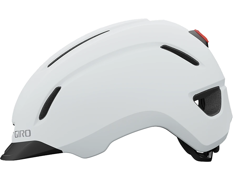 Giro Caden II LED Urban Cycling Helmet in Matte White-1